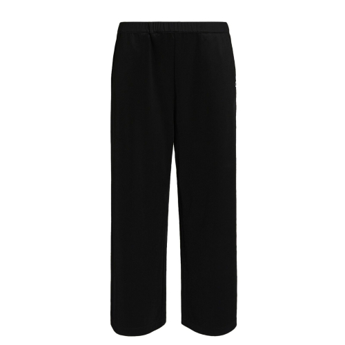 MARINA RINALDI VOYAGE RELAX line women's black wide structured viscose trousers 8781054306002 VIALE