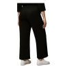 MARINA RINALDI VOYAGE RELAX line women's black wide structured viscose trousers 8781054306002 VIALE