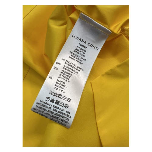 LIVIANA CONTI women's sleeveless cotton top L4SK02 MADE IN ITALY
