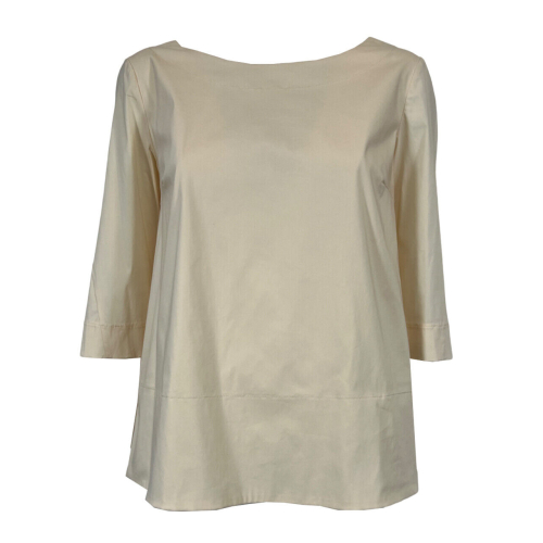 LIVIANA CONTI women's blouse L4SK44 68% cotton 28% polyamide 4% elastane MADE IN ITALY