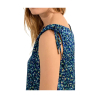 MOLLY BRACKEN women's blue patterned top LA211DCP 100% polyester
