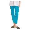 LIVIANA CONTI Stretch poplin leggings water color CNTK37 LIV MADE IN ITALY