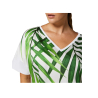 MARINA SPORT by Marina Rinaldi t-shirt donna bianca stampa verde 2418971017600 EDAM