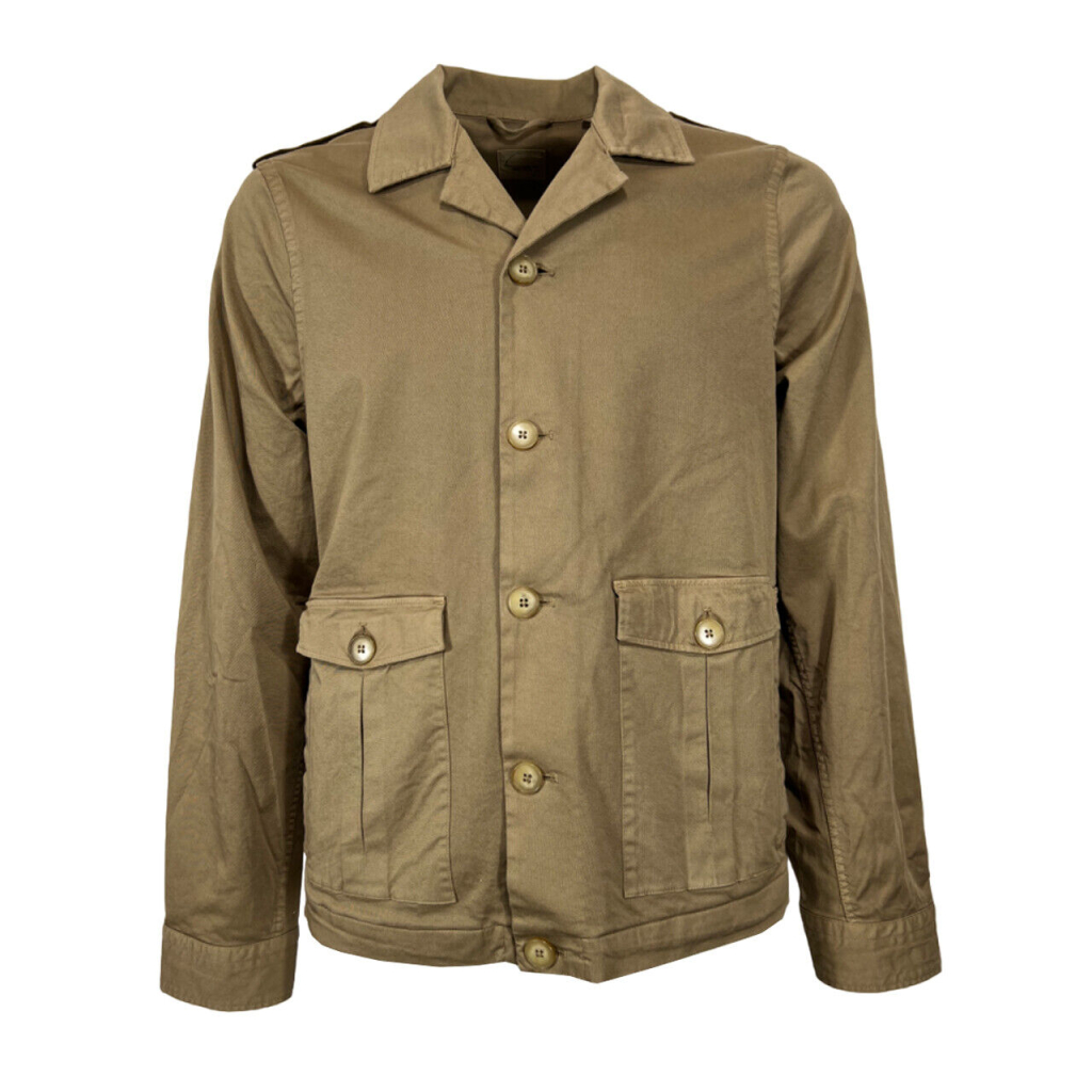 MASTRICAMICIAI giacca camicia uomo beige MC331 CT040 PERS 97% cotone 3% elastan
