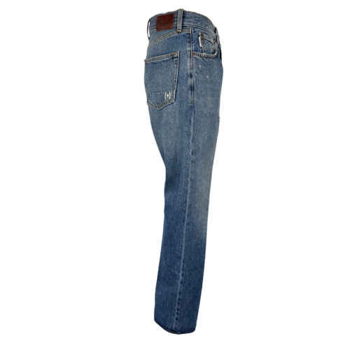 (+) PEOPLE jeans uomo stone washed M3022A583 L3366 PACINO MADE IN ITALY