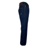 (+) PEOPLE jeans uomo denim scuro M3022A470 L3280 PACINO 100% cotone MADE IN ITALY