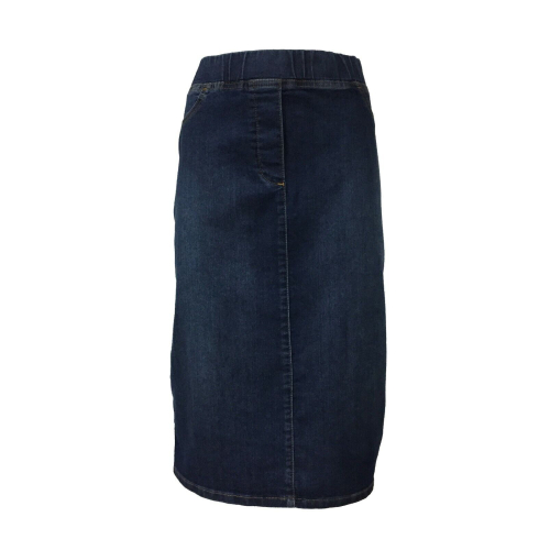 ELENA MIRO woman jeans skirt with covered elastic mod 1417T005HJ