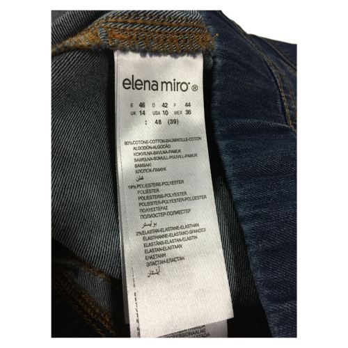 ELENA MIRO gonna donna jeans con elastico rivestito mod 1417T005HJ