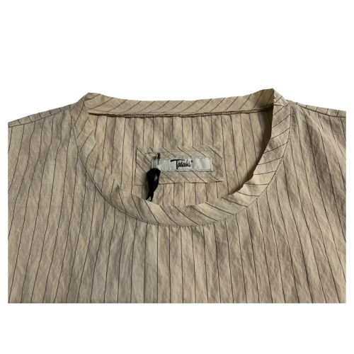 TADASHI women's flared pinstripe blouse P242001 98% polyamide 2% polyester