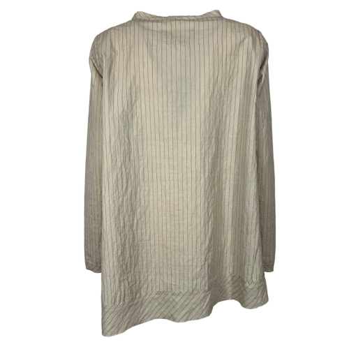 TADASHI flared pinstripe blouse P242001 polyamide