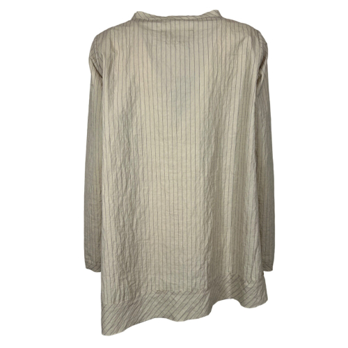 TADASHI women's flared pinstripe blouse P242001 98% polyamide 2% polyester
