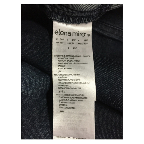 ELENA MIRO jeans woman blue JEGGING mod P588T013NJ