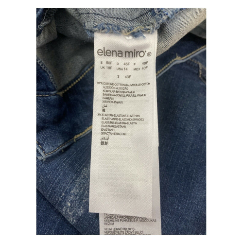 ELENA MIRO' jeans donna con rotture art P402T0109J