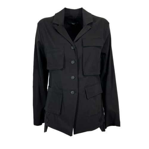 TADASHI giacca donna tessuto tecnico nera P246082 MADE IN ITALY