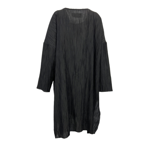 TADASHI black pleated maxi dress for women P241012 MADE IN ITALY