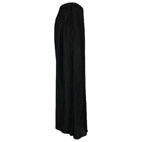 TADASHI pantalone donna plisse nero palazzo P245013 MADE IN ITALY