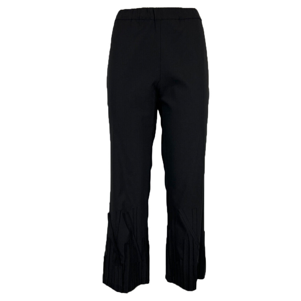 TADASHI women's trousers in black technical fabric P245109 MADE IN ITALY