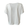 NOTPRINTED t-shirt bianca a scatola dipinta a mano FRIDA 100% cotone MADE IN ITALY
