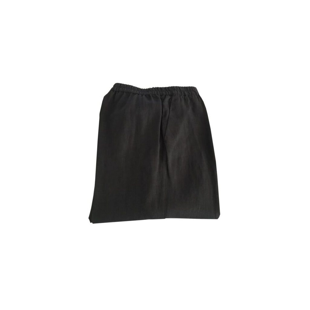 ELENA MIRO' black woman trouser with elastic back