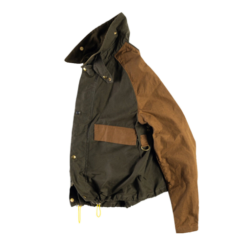 EQUIPE 70 military/tobacco jacket EUC31 PESCATORE HYBRID HAERO MADE IN ITALY