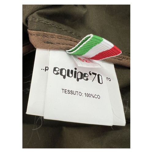 EQUIPE 70 two-tone military/tobacco jacket EUC31 PESCATORE HYBRID HAERO MADE IN ITALY