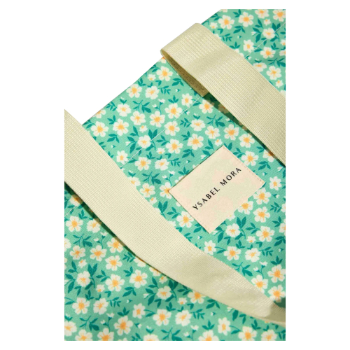 YSABEL MORA women's bag with green floral pattern 86096