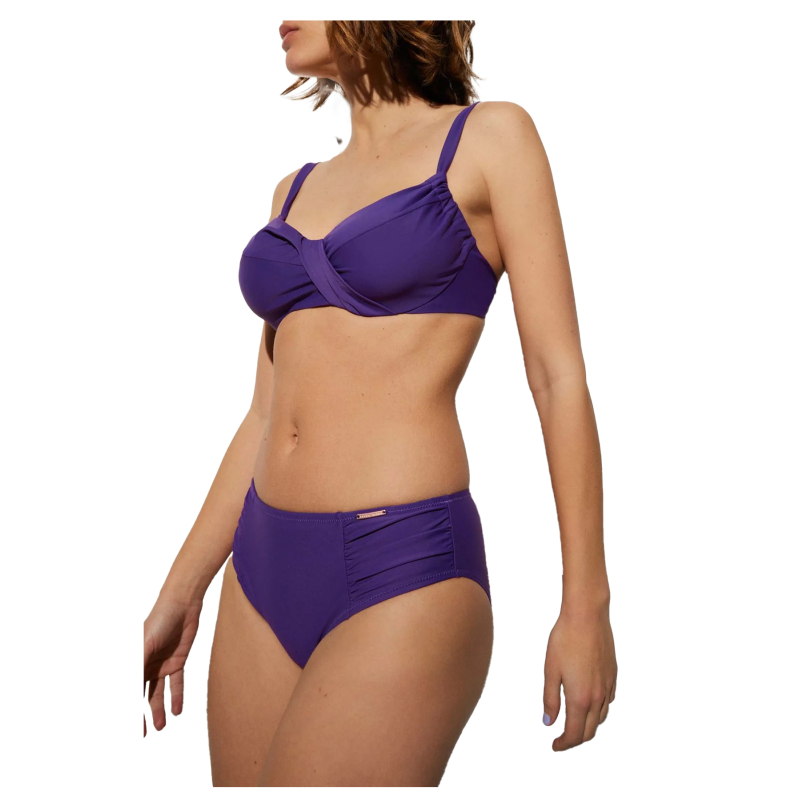 YSABEL MORA women's bikini C cup purple 82734+82531with underwire