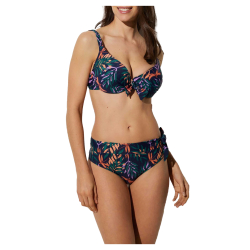 YSABEL MORA bikini donna con ferretto coppa C fantasia blu multicolor 82723