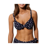 YSABEL MORA bikini donna con ferretto coppa D fantasia blu pois bianchi 82651+82659