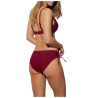 YSABEL MORA bikini donna con ferretto coppa D  bordeaux slip midi 82681+82688