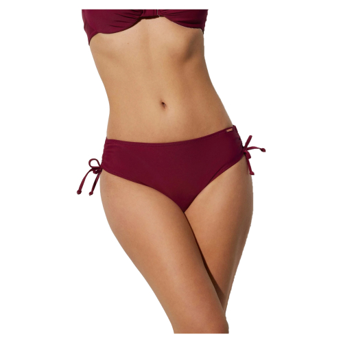 YSABEL MORA bikini donna con ferretto coppa D  bordeaux slip midi 82681+82688