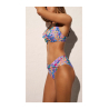 YSABEL MORA bikini donna con ferretto foderato coppa C fantasia azzurro 82600+82068
