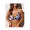 YSABEL MORA bikini donna con ferretto foderato coppa C fantasia azzurro 82600+82068