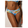 YSABEL MORA bikini donna a fascia imbottito coppa D fantasia azzurro/giallo 82492+82527
