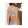 YSABEL MORA women's bikini with underwire C cup light blue/yellow pattern 82494+82529