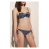 YSABEL MORA bikini donna triangolo righe blu/bianco 82460+82750