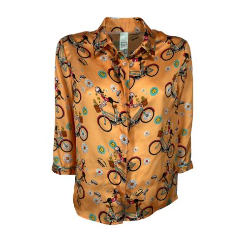 IL THE DELLE 5 camicia limited edition OLIVIA BICYCLE SPOON 56ST MADE IN ITALY