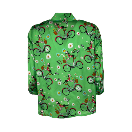 IL THE DELLE 5 camicia limited edition OLIVIA BICYCLE SPOON 56ST MADE IN ITALY