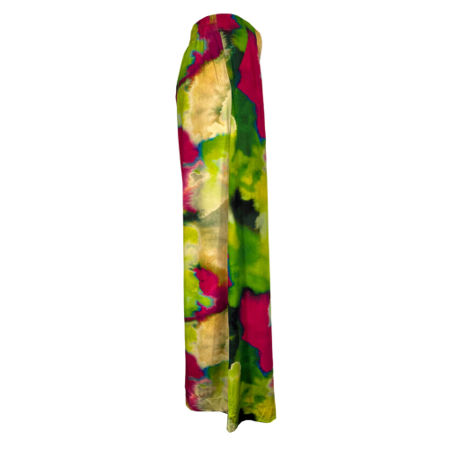 ALDO MARTINS linea CAPJULUCA pantalone donna maxi palazzo fantasia EVA 5120