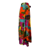ALDO MARTINS CAPJULUCA line long skirt with multicolor flounce 5111 CECI MADE IN SPAIN
