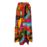 ALDO MARTINS CAPJULUCA line long skirt with multicolor flounce 5111 CECI MADE IN SPAIN
