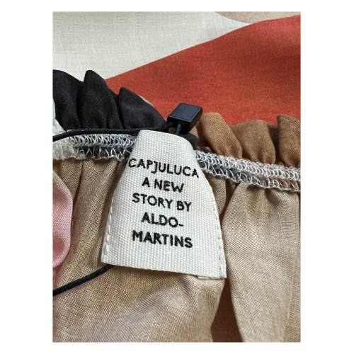 ALDO MARTINS linea CAPJULUCA blusa multicolor spalle scoperte 5127 JANA MADE IN SPAIN