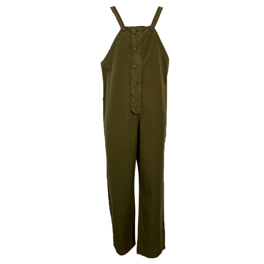 MADSON by BottegaChilometriZero military dungarees DU24521 ILLINOIS ECRU MADE IN ITALY