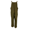 MADSON by BottegaChilometriZero military dungarees DU24521 ILLINOIS ECRU MADE IN ITALY