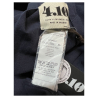 4.10 women's blue cotton dungarees DD24613 MADE IN ITALY