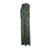 JUSTMINE palazzo trousers aqua/brown 1058 MADE IN ITALY