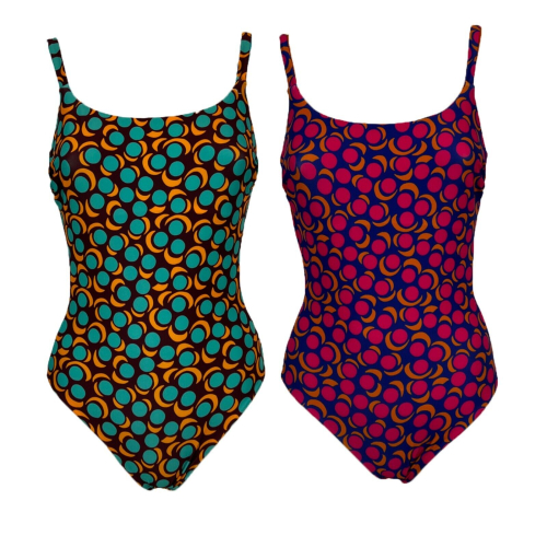 JUSTMINE double-sided one-piece swimsuit 1057 MADE IN ITALY
