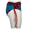 FEELING by JUSTMINE bikini coppa C turchese/rosso/amarena 6059 MADE IN ITALY