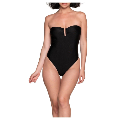 WIKINI black one-piece swimsuit CLEMENTINA 24GE90 MADE IN ITALY