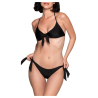 WIKINI bikini sfoderato nero LAVINIA 24GE90 MADE IN ITALY